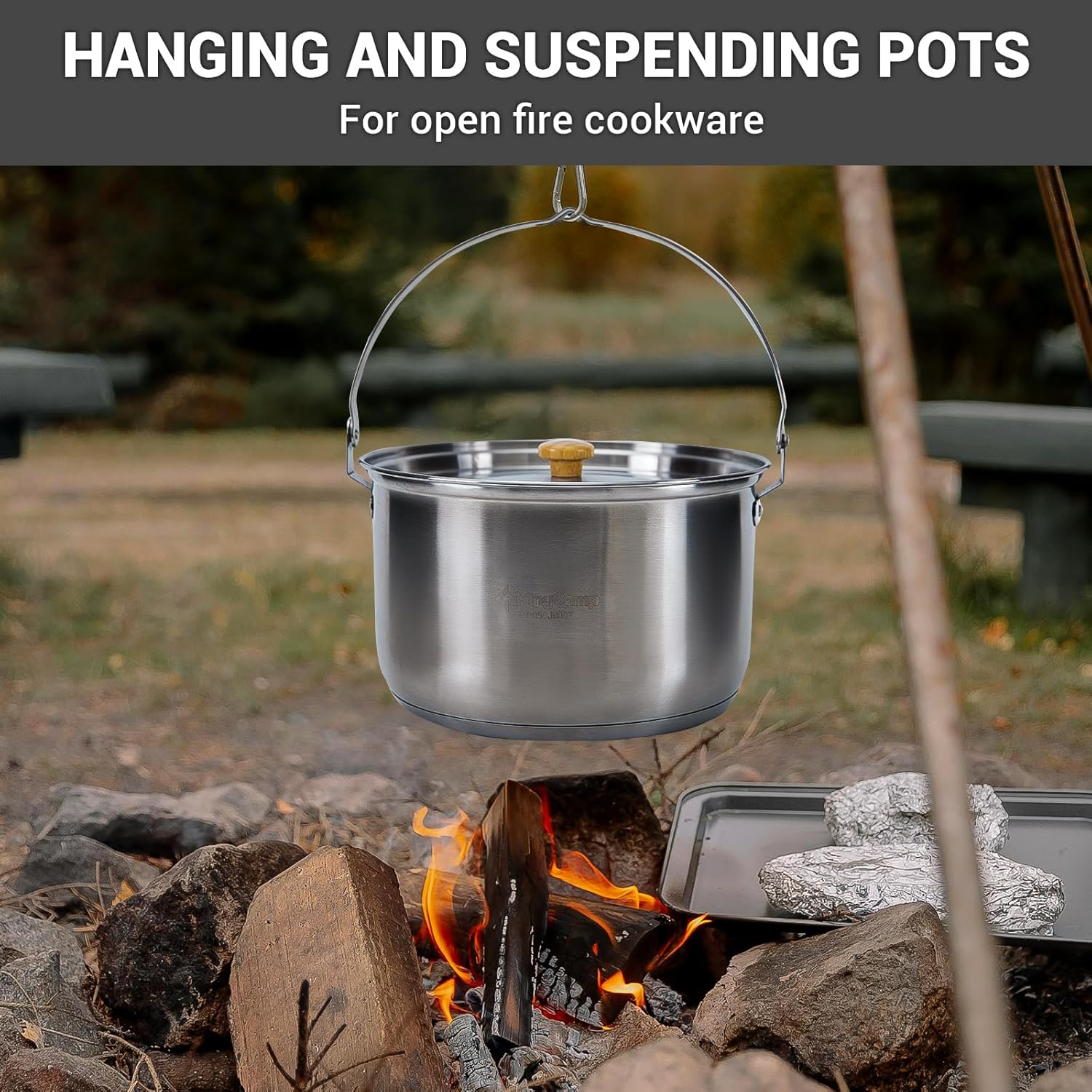 طقم أواني طهي للتخييم من الفول - مراجعة Camping Cooking Kitchen Set وسعره
