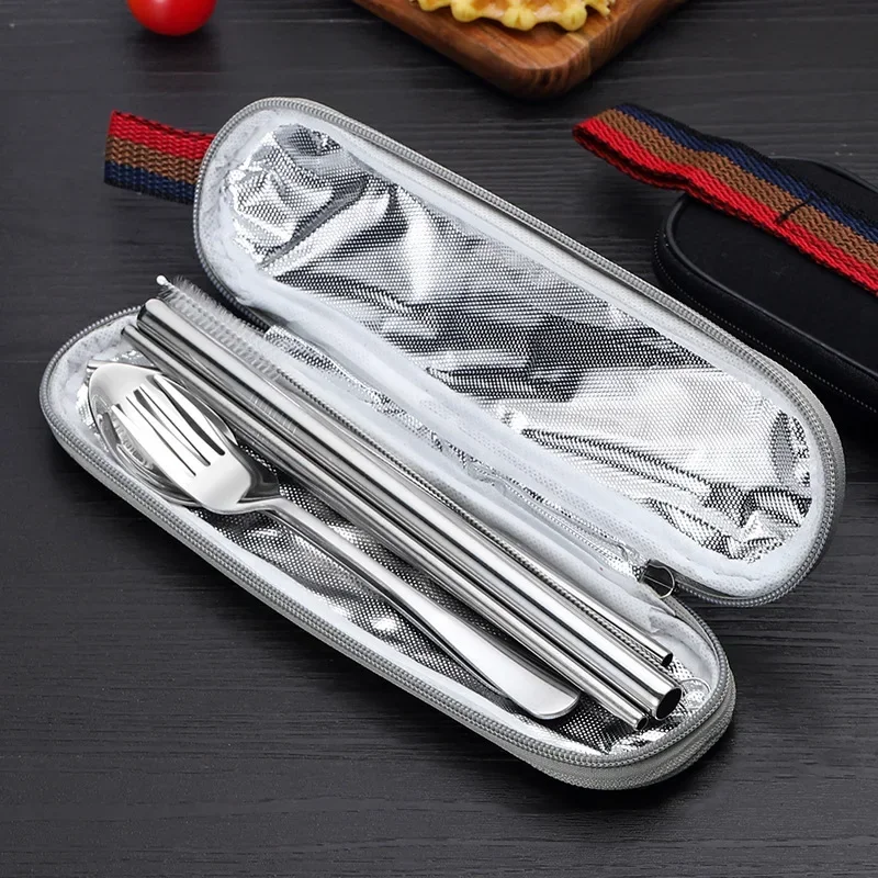 طقم أدوات مائدة للسفر قابلة لإ - مراجعة Camping Cooking Cutlery Set وسعره