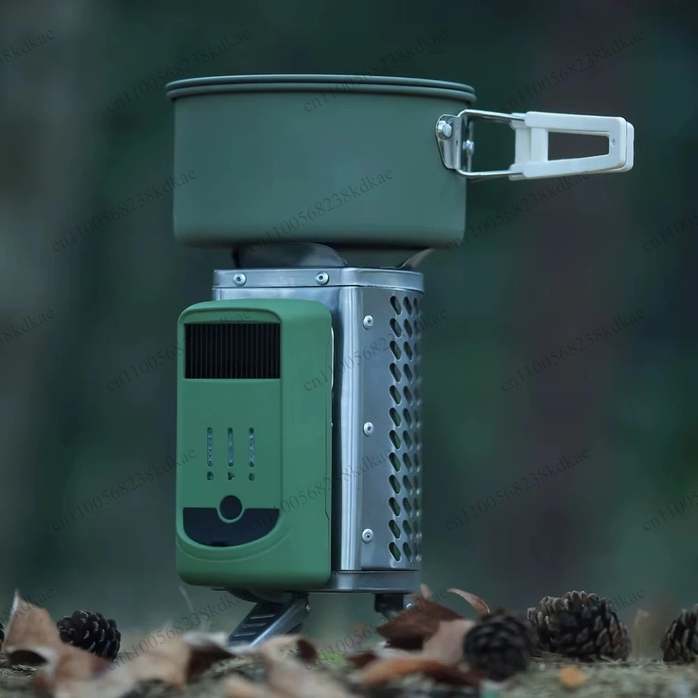 موقد خشبي محمول بدون دخان للتخ - مراجعة Camping Cooking Wood Stove وسعره