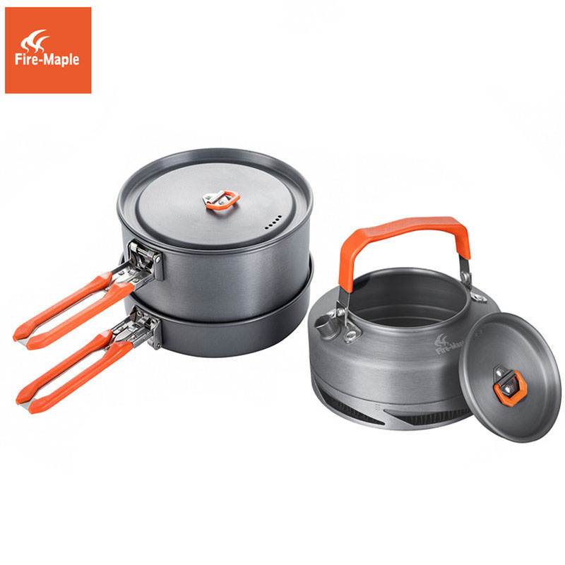 النار القيقب التخييم تجهيزات ا - مراجعة Camping Cooking Pack وسعره