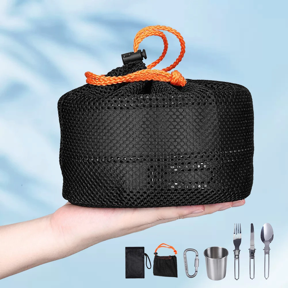 طقم أدوات طهي للتخييم، غلاية و - مراجعة Camping Cooking Pan وسعره