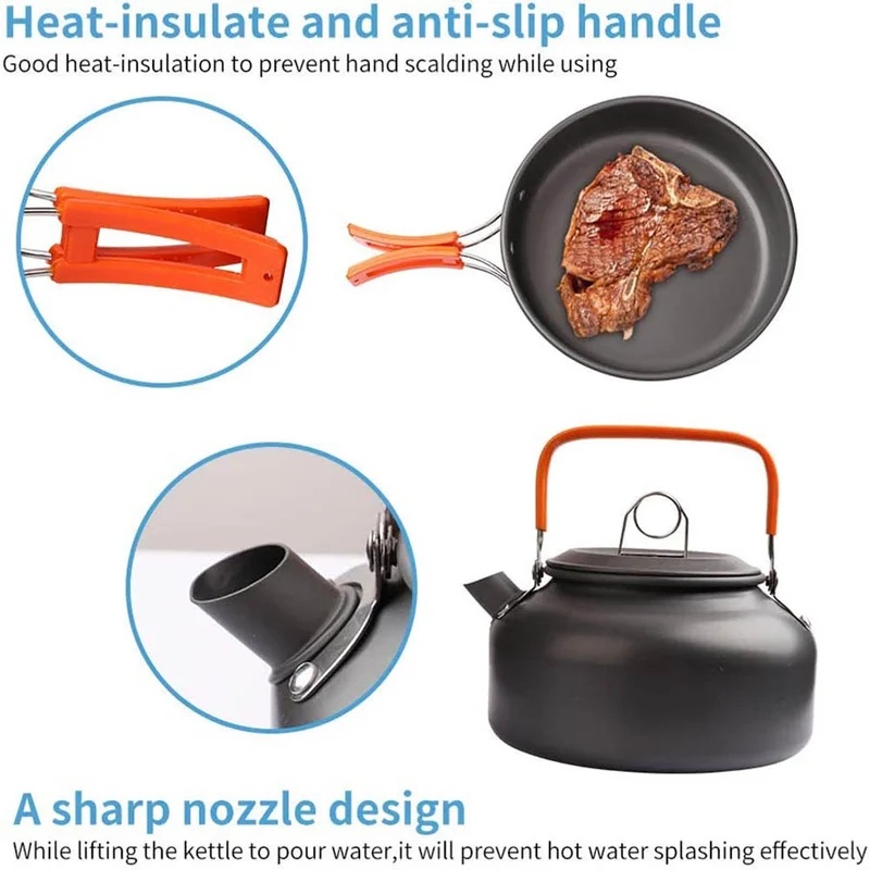 مجموعة أدوات الطهي للتخييم، أد - مراجعة Camping Cooking Pack وسعره