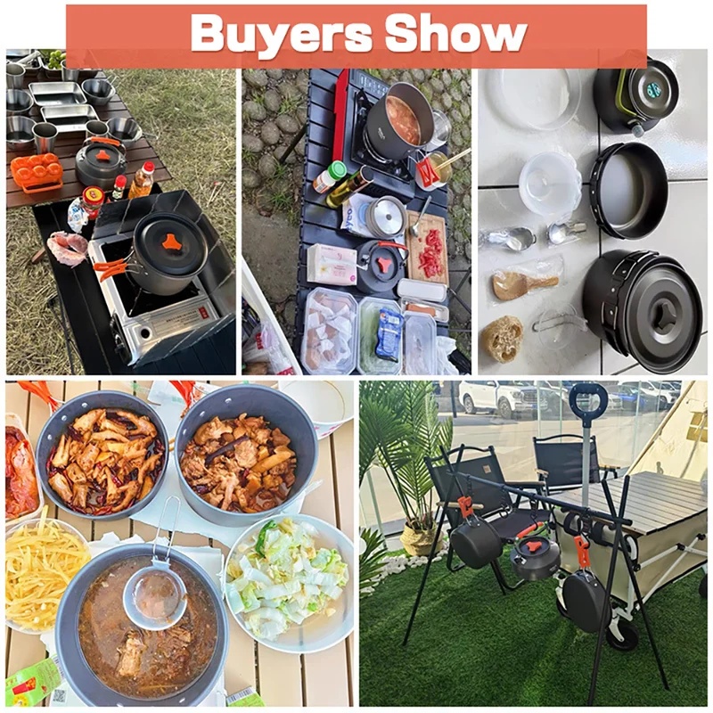 مجموعة أدوات الطهي للتخييم، أد - مراجعة Camping Cooking Pack وسعره
