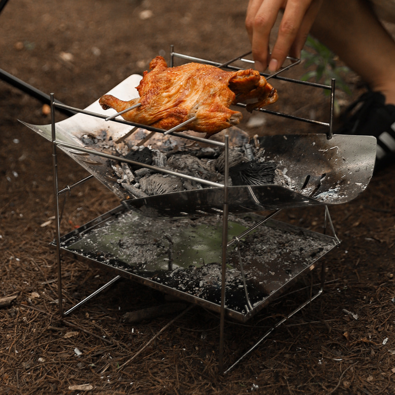 حرق الخشب موقد للتخييم المحمول - مراجعة Camping Cooking Wood Stove وسعره
